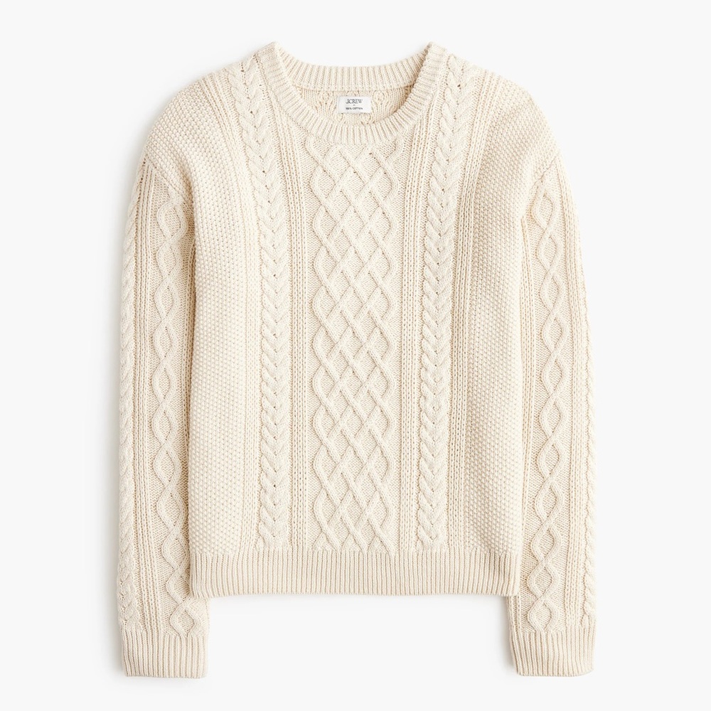 J. Crew Cable Knit Sweater